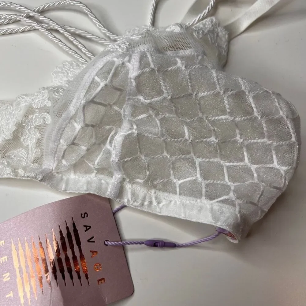 Savage by Fenti BAROQUE BONDAGE FRONT-CLOSURE BRALETTE